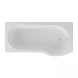 Eastbrook Beauforte Reinforced Shannon P Shaped 1500 x 850 Right Hand Shower Bath