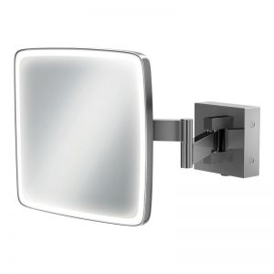 HIB Eclipse 18 Illuminated LED Square Magnifying Mirror