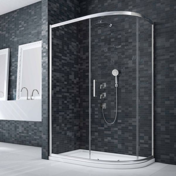 Merlyn Ionic Essence 1200 x 900 Framed 1 Door Offset Quadrant Shower Enclosure