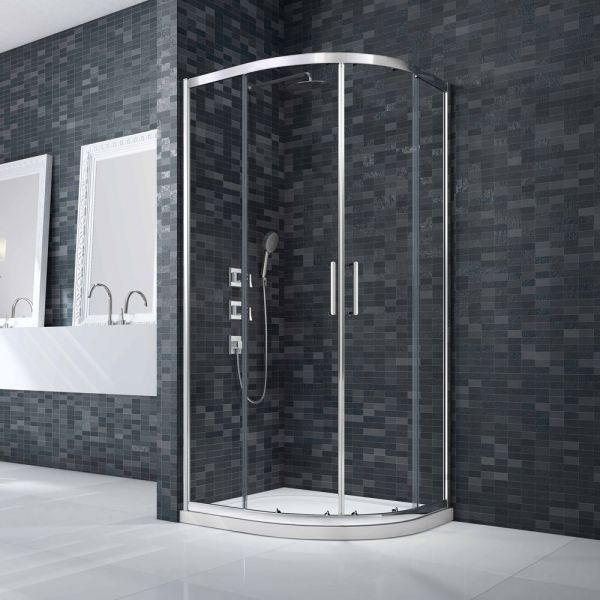 Merlyn Ionic Essence 800 x 800 Framed 2 Door Quadrant Shower Enclosure
