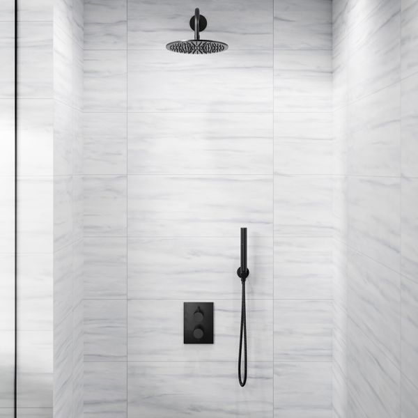 Nuance Medium Corner Estremoz Tile Waterproof Wall Panel Pack 1800 x 1200 #3