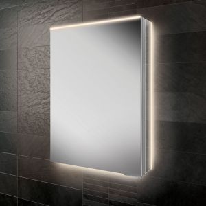 HIB Ether 50 LED Single Door Bathroom Cabinet