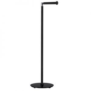 Smedbo Outline Lite Black Free Standing Toilet Roll Holder FB635