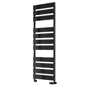 Reina Fermo Black Satin Aluminium Designer Radiator 1550 x 480mm