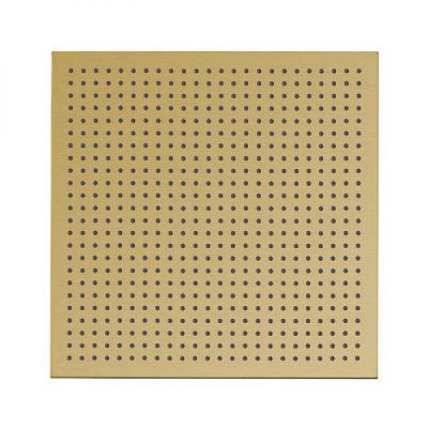 Crosswater Tranquil Brushed Brass Square Showerhead 300mm