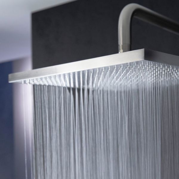 Crosswater Tranquil Brushed Stainless Steel Square Showerhead 300mm #3