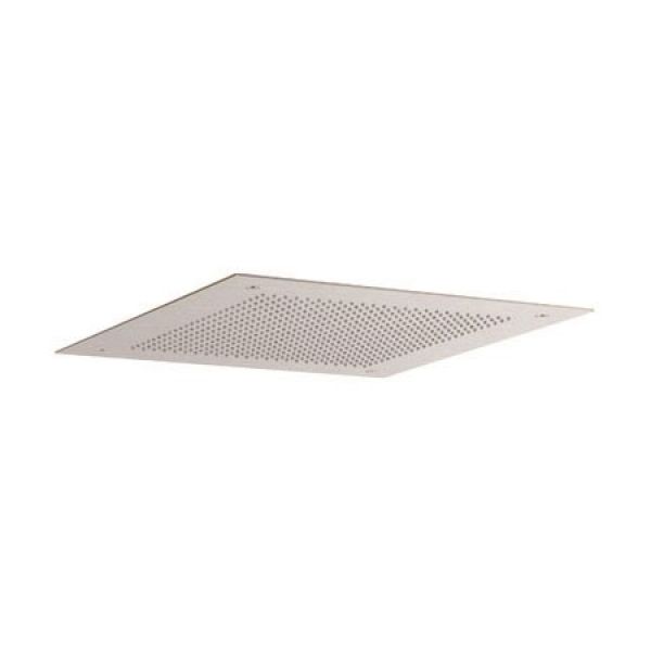 Crosswater Tranquil Brushed Stainless Steel Square Recessed Showerhead 380mm #4