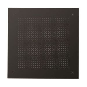 Crosswater Tranquil Matt Black Square Recessed Multi Flow Showerhead 380mm