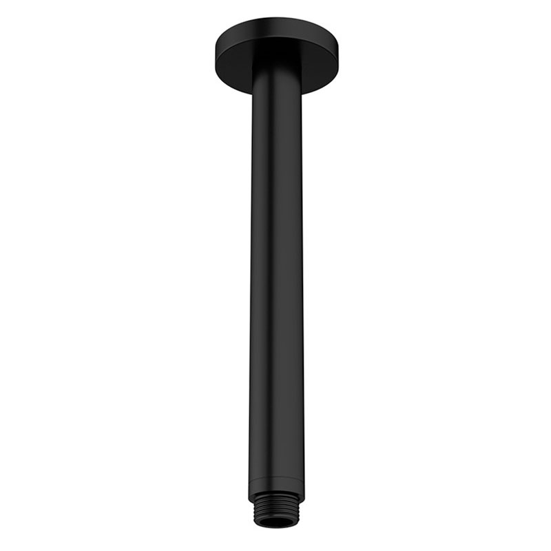 Crosswater MPRO Matt Black Ceiling Mounted Shower Arm 198mm FH620M
