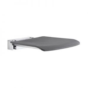 Smedbo Living Dark Grey Folding Shower Seat FK414