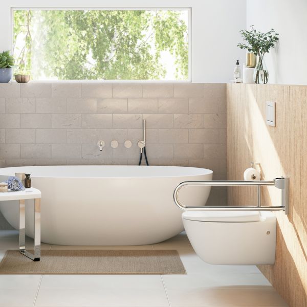 Smedbo Living Chrome Foldable Grab Bar FK840 #3