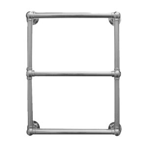 JIS Sussex Fletching 635mm x 520mm Designer Stainless Steel Towel Rail