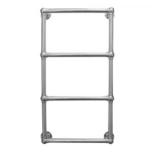 JIS Sussex Fletching 910mm x 520mm Designer Stainless Steel Towel Rail