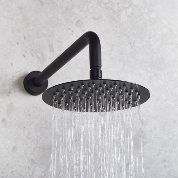 Bristan Frammento Matt Black 2 Outlet Shower Pack with Overhead Shower and Handset #4
