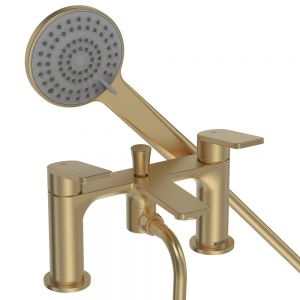 Bristan Frammento Brushed Brass Bath Shower Mixer Tap FRM BSM BB
