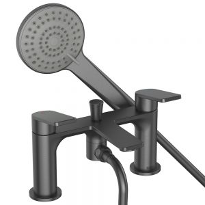 Bristan Frammento Gun Metal Grey Bath Shower Mixer Tap FRM BSM GM