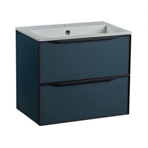 Roper Rhodes Frame 600 Derwent Blue Wall Hung Unit and Ceramic Basin