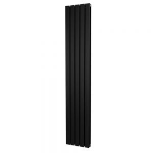 Riviera Plano Flat Tube 1800 x 340 Black Designer Radiator