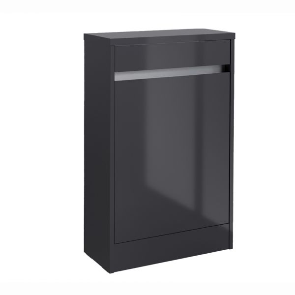 Kartell City 500 Storm Grey Gloss Floor Standing WC Unit