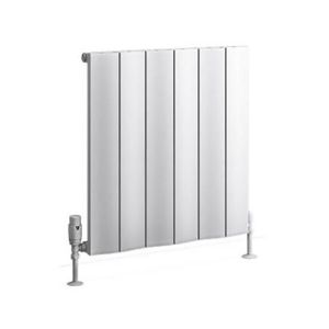 Eastbrook Fairford 600 x 565 Matt White Aluminium Designer Radiator