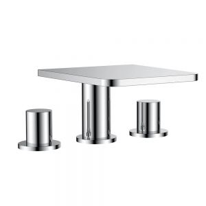 Flova Annecy Chrome 3 Hole Bath Filler Tap