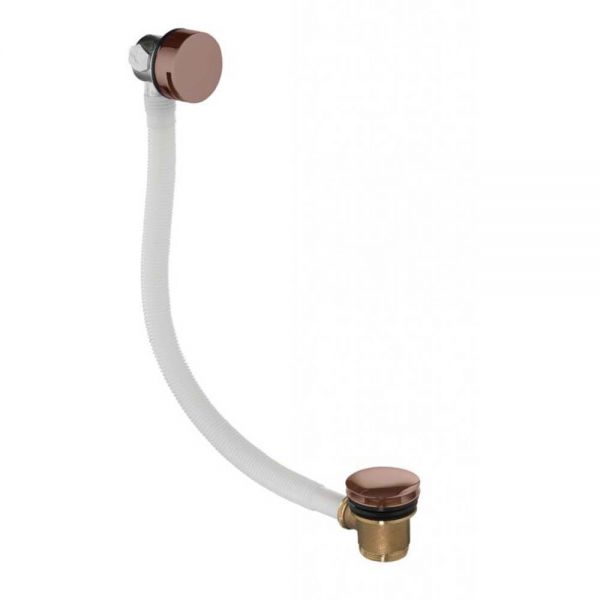 Flova Rubbed Bronze Overflow Bath Filler with Click Clack Waste