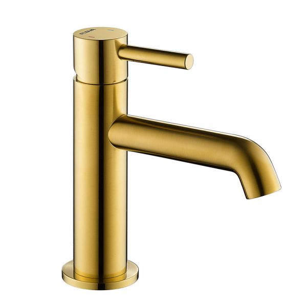 Flova Levo Brushed Gold Mono Basin Mixer Tap