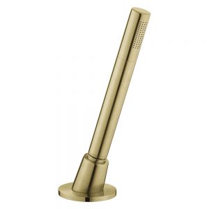 Flova Moonlight Brushed Brass Deck Mounted Pull Out Shower Set