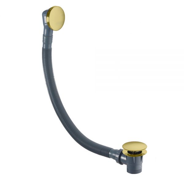 Flova Brushed Brass Click Clack Bath Waste