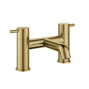 Flova Levo Brushed Brass Bath Filler Tap