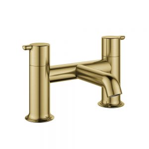 Flova Moonlight Bushed Brass Bath Filler Tap