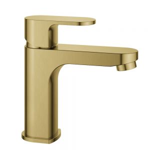 Flova Smart Brushed Brass Mono Basin Mixer Tap