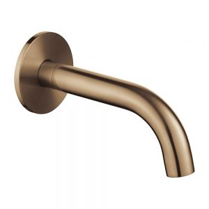 Flova Moonlight Brushed Bronze Wall Mounted Bath Spout