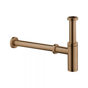 Flova Brushed Bronze Bottle Trap 330mm