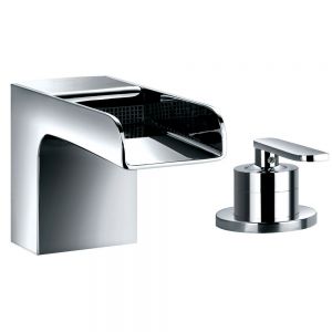 Flova Cascade Chrome 2 Hole Bath Filler Tap