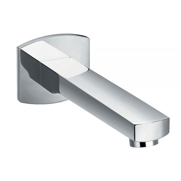 Flova Dekka Chrome Wall Mounted Bath Spout