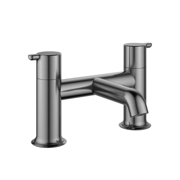 Flova Moonlight Gunmetal Bath Filler Tap