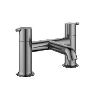 Flova Moonlight Gunmetal Bath Filler Tap