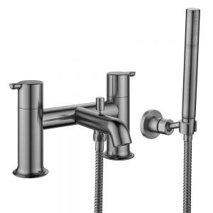 Flova Moonlight Gunmetal Bath Shower Mixer Tap