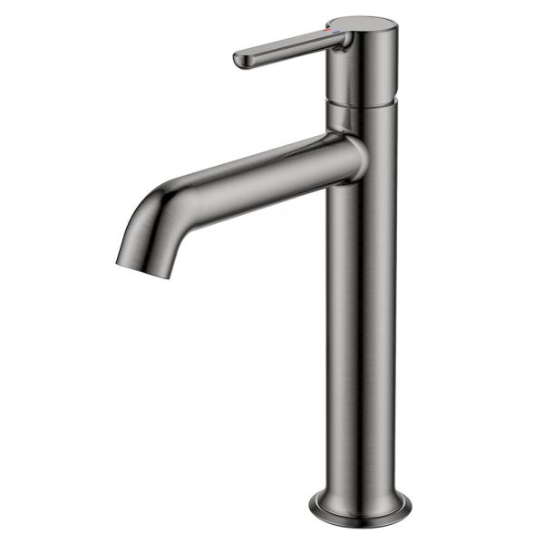 Flova Moonlight Gunmetal Tall Mono Basin Mixer Tap