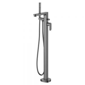 Flova Smart Gunmetal Floor Standing Bath Shower Mixer Tap