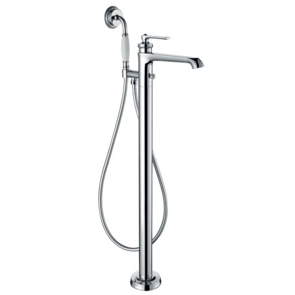 Flova Liberty Chrome Floor Standing Bath Shower Mixer Tap