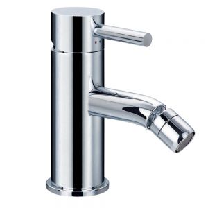 Flova Levo Chrome Bidet Mixer Tap with Clicker Waste