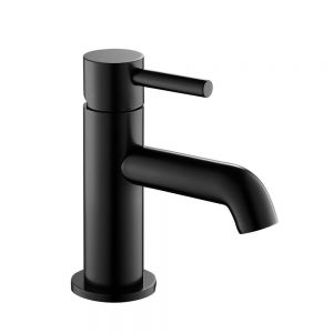 Flova Levo Matt Black Cloakroom Mono Basin Mixer Tap