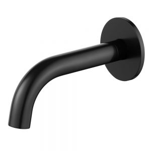 Flova Moonlight Matt Black Wall Mounted Bath Spout