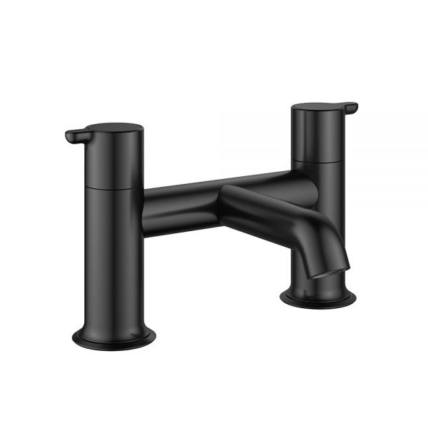 Flova Moonlight Matt Black Bath Filler Tap