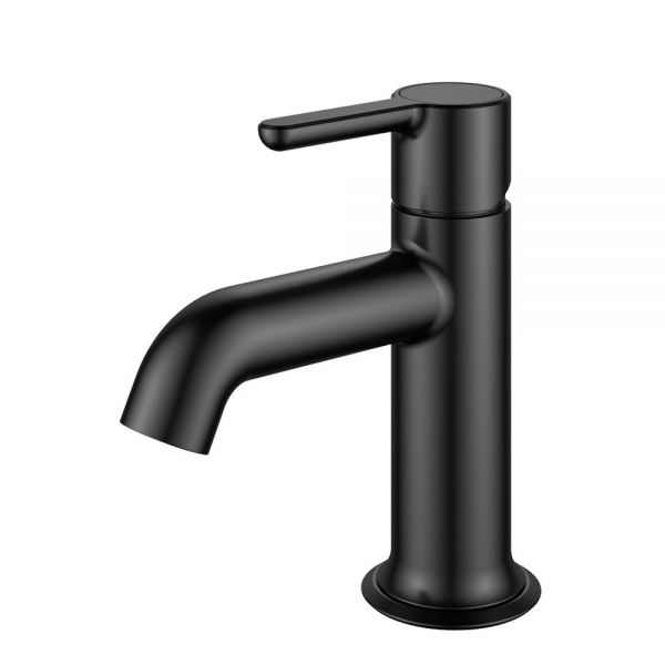 Flova Moonlight Matt Black Cloakroom Mono Basin Mixer Tap