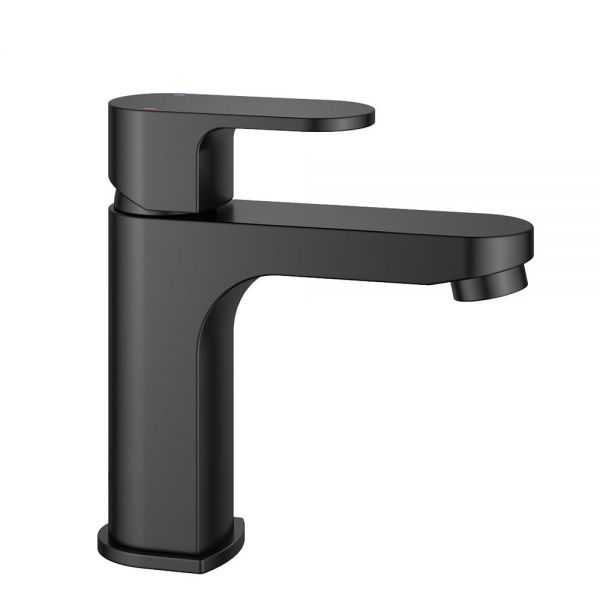 Flova Smart Matt Black Mono Basin Mixer Tap