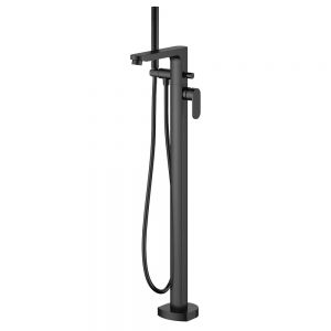 Flova Smart Matt Black Floor Standing Bath Shower Mixer Tap