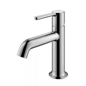 Flova Moonlight Chrome Mono Basin Mixer Tap with Clicker Waste